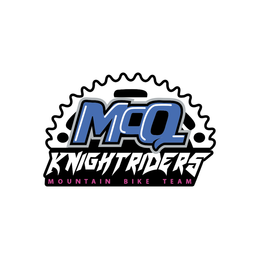 2024 McQ Knightriders Chainring Logo gray boarder TC screenprint wz
